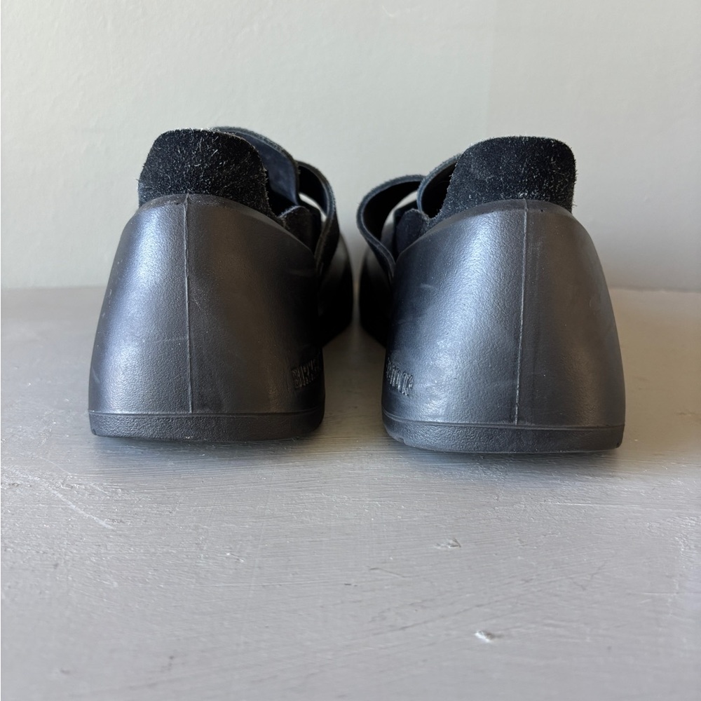 Birkenstock Reykjavik Nubuck Leather Shoes 39N Black - Picture 9 of 12